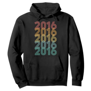 10th Birthday Hoodie Vintage 2016 Retro 10 Years Old Birthday TS11 Black Print Your Wear