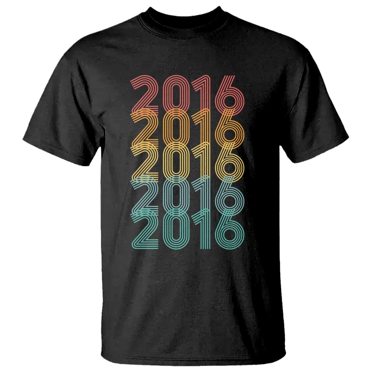 10th Birthday T Shirt Vintage 2016 Retro 10 Years Old Birthday TS11 Black Print Your Wear