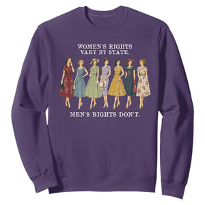 Womens Rights Vary By State Mens Rights Dont Feminist Sweatshirt TS11 Purple Print Your Wear