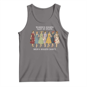 Women's Rights Vary By State Men's Rights Don't Feminist Tank Top TS11 Deep Heather Print Your Wear