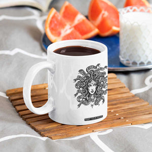 Feminist Medusa Power Snake Wisdom Equality Goth Coffee Mug TS11 Print Your Wear
