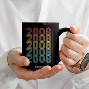 18th Birthday Coffee Mug Vintage 2008 Retro 18 Years Old Birthday TS11 Print Your Wear