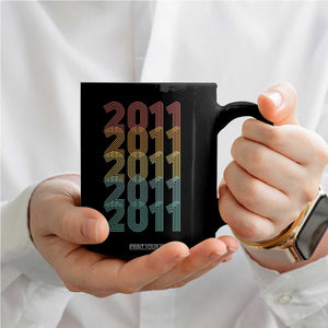 15th Birthday Coffee Mug Vintage 2011 Retro 15 Years Old Birthday TS11 Print Your Wear