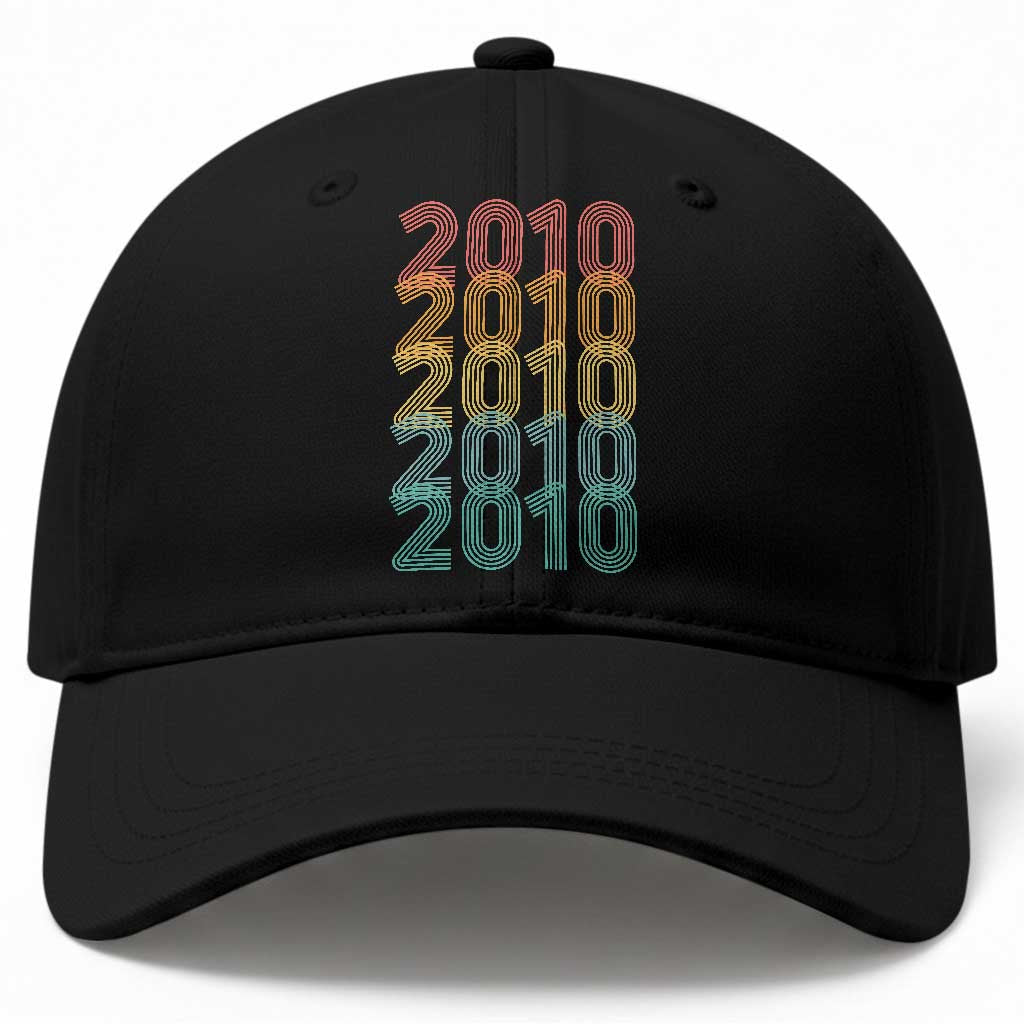 16th Birthday Baseball Cap Vintage 2010 Retro 16 Years Old Birthday TS11 Print Your Wear