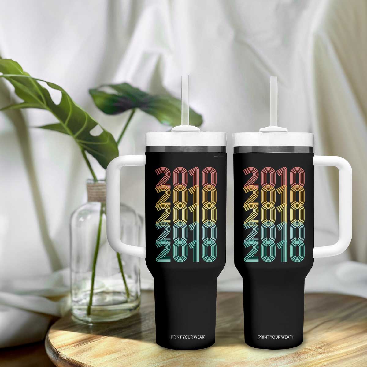 16th Birthday Tumbler With Handle Vintage 2010 Retro 16 Years Old Birthday TS11 Print Your Wear