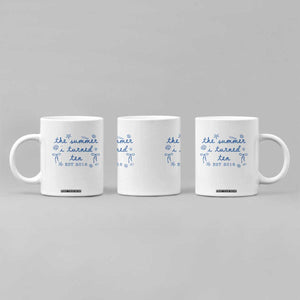 The Summer I Turned Ten Funny 10th Birthday Est 2016 Coffee Mug Summer Coastal Birthday Seashell Bow TS11 Print Your Wear