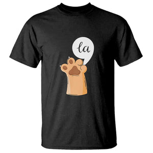 Funny Harris Supporter T Shirt Comma La Cat Hand Paw Kamala Punctuation TS11 Black Print Your Wear