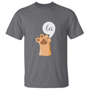 Funny Harris Supporter T Shirt Comma La Cat Hand Paw Kamala Punctuation TS11 Charcoal Print Your Wear