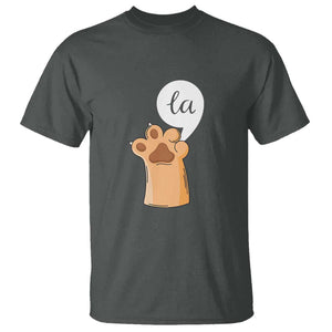 Funny Harris Supporter T Shirt Comma La Cat Hand Paw Kamala Punctuation TS11 Dark Heather Print Your Wear