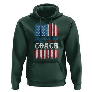 Harris Walz Hoodie Prosecutor And The Coach 2024 Vintage American Flag TS11 Dark Forest Green Print Your Wear