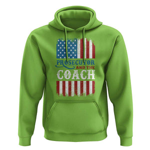 Harris Walz Hoodie Prosecutor And The Coach 2024 Vintage American Flag TS11 Lime Print Your Wear