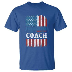 Harris Walz T Shirt Prosecutor And The Coach 2024 Vintage American Flag TS11 Royal Blue Print Your Wear