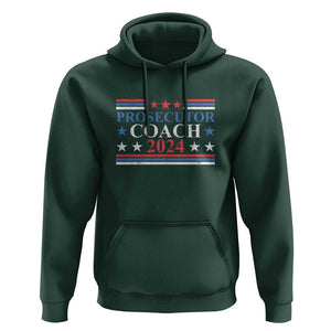 Harris Walz Hoodie Prosecutor Coach 2024 Presidential Election TS11 Dark Forest Green Print Your Wear