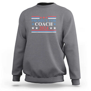 Harris Walz Sweatshirt Prosecutor Coach 2024 Presidential Election TS11 Charcoal Print Your Wear