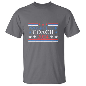 Harris Walz T Shirt Prosecutor Coach 2024 Presidential Election TS11 Charcoal Print Your Wear