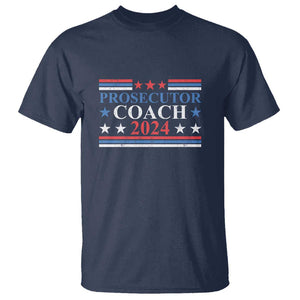 Harris Walz T Shirt Prosecutor Coach 2024 Presidential Election TS11 Navy Print Your Wear