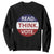 Read Think Vote Sweatshirt Presidential Election 2024 Vintage USA Flag TS11 Black Print Your Wear