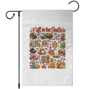 Fall In The South Garden Flag Southern Autumn Harvest Activities