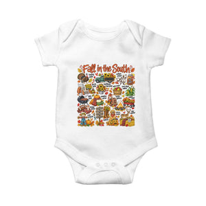 Fall In The South Baby Onesie Southern Autumn Harvest Activities