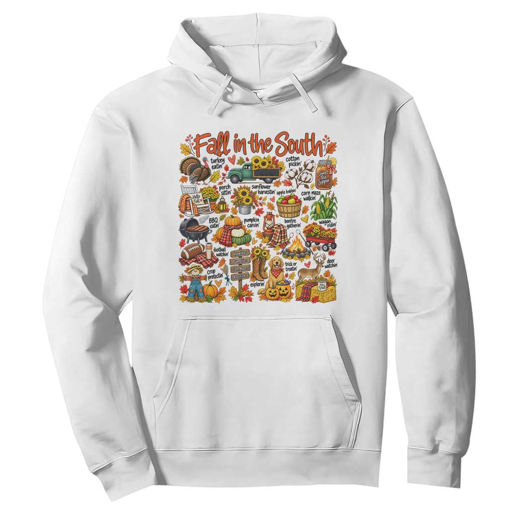 Fall In The South Hoodie Southern Autumn Harvest Activities