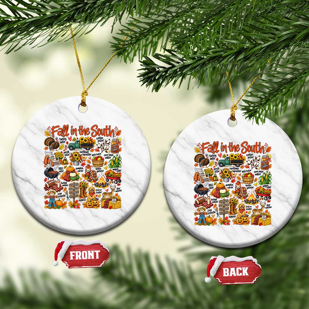 Fall In The South Ceramic Ornament Southern Autumn Harvest Activities