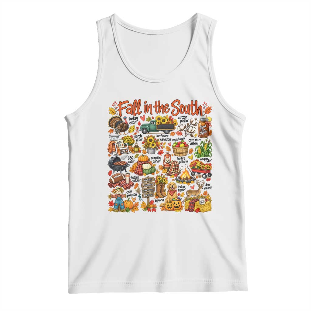 Fall In The South Tank Top Southern Autumn Harvest Activities