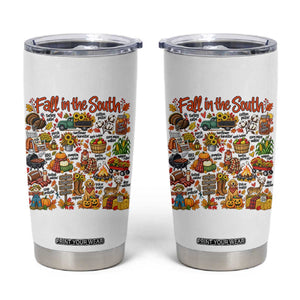Fall In The South Tumbler Cup Southern Autumn Harvest Activities