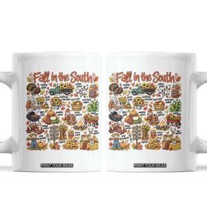 Fall In The South Coffee Mug Southern Autumn Harvest Activities