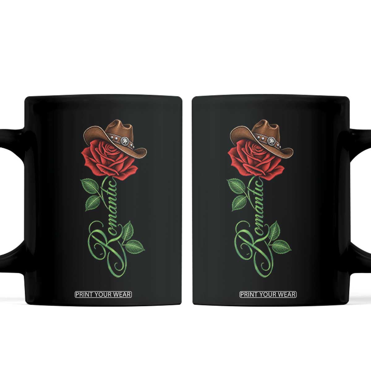 Romantic Classic 70s 80s Red Rose R&B Music Lover Coffee Mug