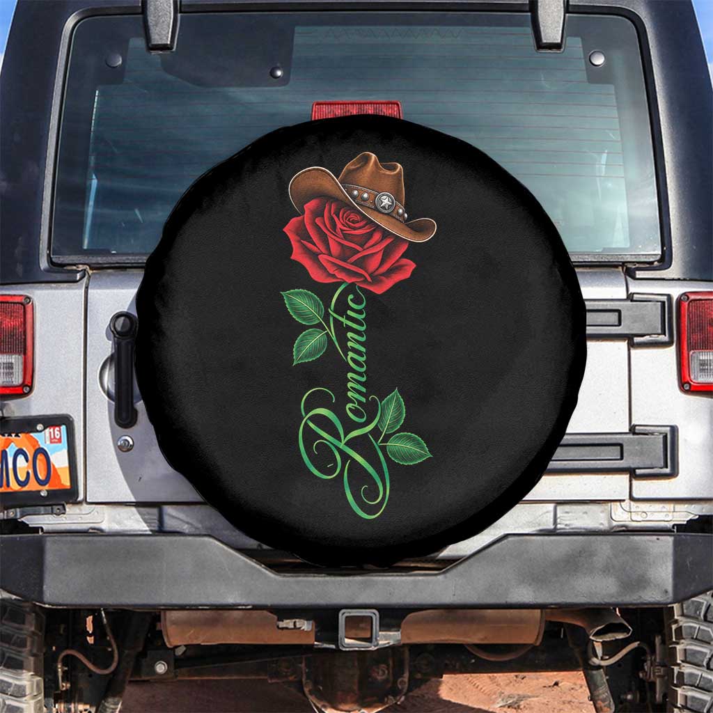 Romantic Classic 70s 80s Red Rose R&B Music Lover Spare Tire Cover