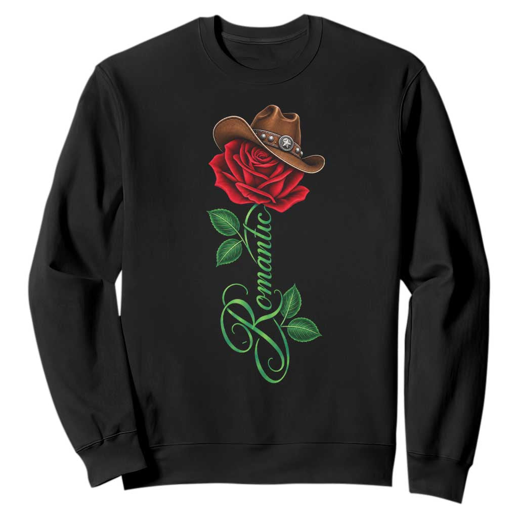 Romantic Classic 70s 80s Red Rose R&B Music Lover Sweatshirt