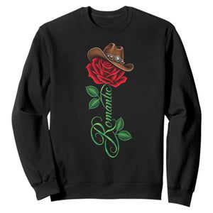Romantic Classic 70s 80s Red Rose R&B Music Lover Sweatshirt