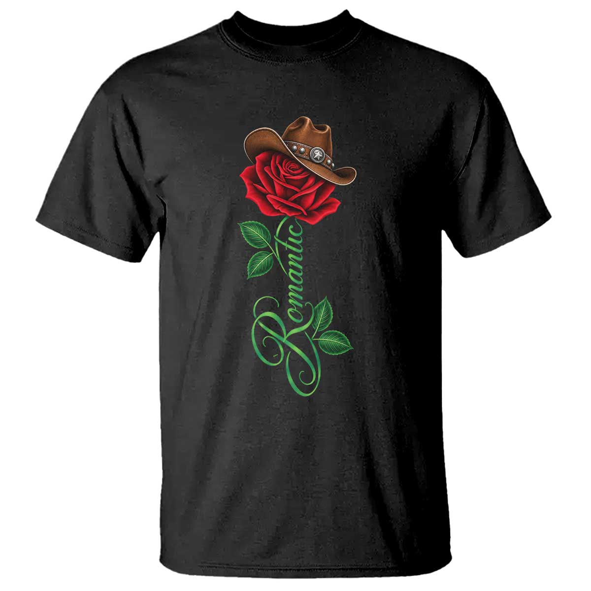 Romantic Classic 70s 80s Red Rose R&B Music Lover T Shirt