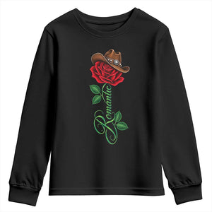 Romantic Classic 70s 80s Red Rose R&B Music Lover Youth Sweatshirt