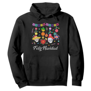 Feliz Navidad Hoodie Funny Christmas In Mexico Sugar Skull Pinata Star TS11 Black Print Your Wear