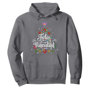 Christmas In Mexico Hoodie Feliz Navidad Pinata Star Xmas Tree TS11 Charcoal Print Your Wear