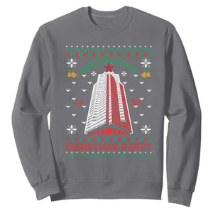 Nakatomi Plaza Sweatshirt Christmas Party 1988 Seasons Greetings TS11 Charcoal Print Your Wear