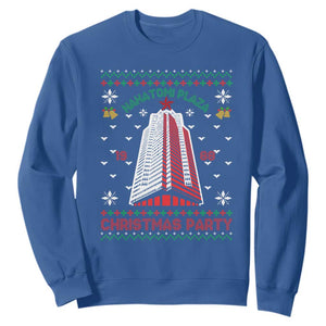 Nakatomi Plaza Sweatshirt Christmas Party 1988 Seasons Greetings TS11 Royal Blue Print Your Wear