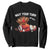 Funny ThanksMas Sweatshirt Wait Your Turn Fat Boy Turkey Santa TS11 Black Print Your Wear