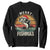 Funny Christmas Fishing Sweatshirt Merry Fishmas Vintage Sunset Retro TS11 Black Print Your Wear