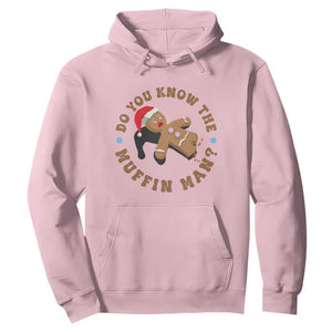 Christmas Gingerbread Hoodie Funny Do You Know The Muffin Man TS11 Light Pink Print Your Wear