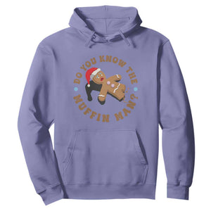 Christmas Gingerbread Hoodie Funny Do You Know The Muffin Man TS11 Violet Print Your Wear