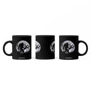 Funny Skiing Bigfoot Ski Winter Sport Moon Coffee Mug TS11 Print Your Wear