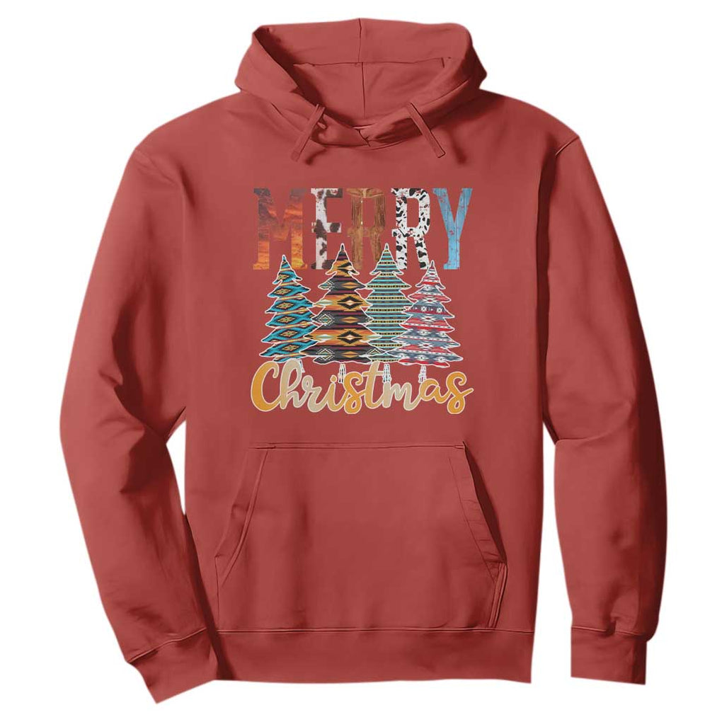 Merry Christmas Native American Xmas Tree Hoodie TS11 Red Print Your Wear