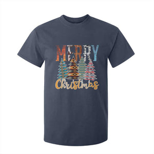 Merry Christmas Native American Xmas Tree T Shirt For Kid TS11 Navy Print Your Wear