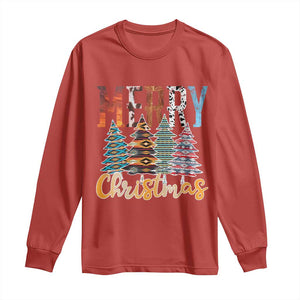 Merry Christmas Native American Xmas Tree Long Sleeve Shirt TS11 Red Print Your Wear