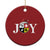 Xmas Native American Joy Medicine Wheel Santa Hat Christmas Ornament TS11 Print Your Wear