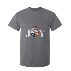 Christmas Native American Joy Medicine Wheel Santa Hat T Shirt For Kid TS11 Charcoal Print Your Wear