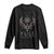 Yule Pagan Long Sleeve Shirt Reflection Introspection Rebirth Awakening Vegvsir Symbol TS11 Black Print Your Wear