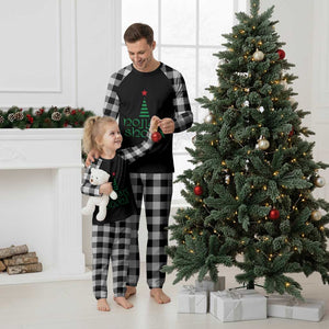 Funny Irish Gaelic Xmas Nollaig Shona Plaid Pajama Set Xmas Tree TS11 White Plaid Print Your Wear